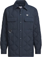 adidas Originals FW24 Lightweight Down Navy Blue Vintage Multi-Pocket Work Jacket JD3747 adidas Originals FW24 Lightweight Down Navy Blue Vintage Multi-Pocket Work Jacket JD3747