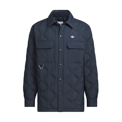 adidas Originals FW24 Lightweight Down Navy Blue Vintage Multi-Pocket Work Jacket JD3747