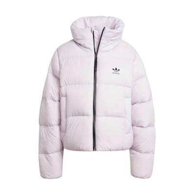 adidas Originals FW24 RegenDown Crop Puffer Jacket Unisex Light Purple. IW8369