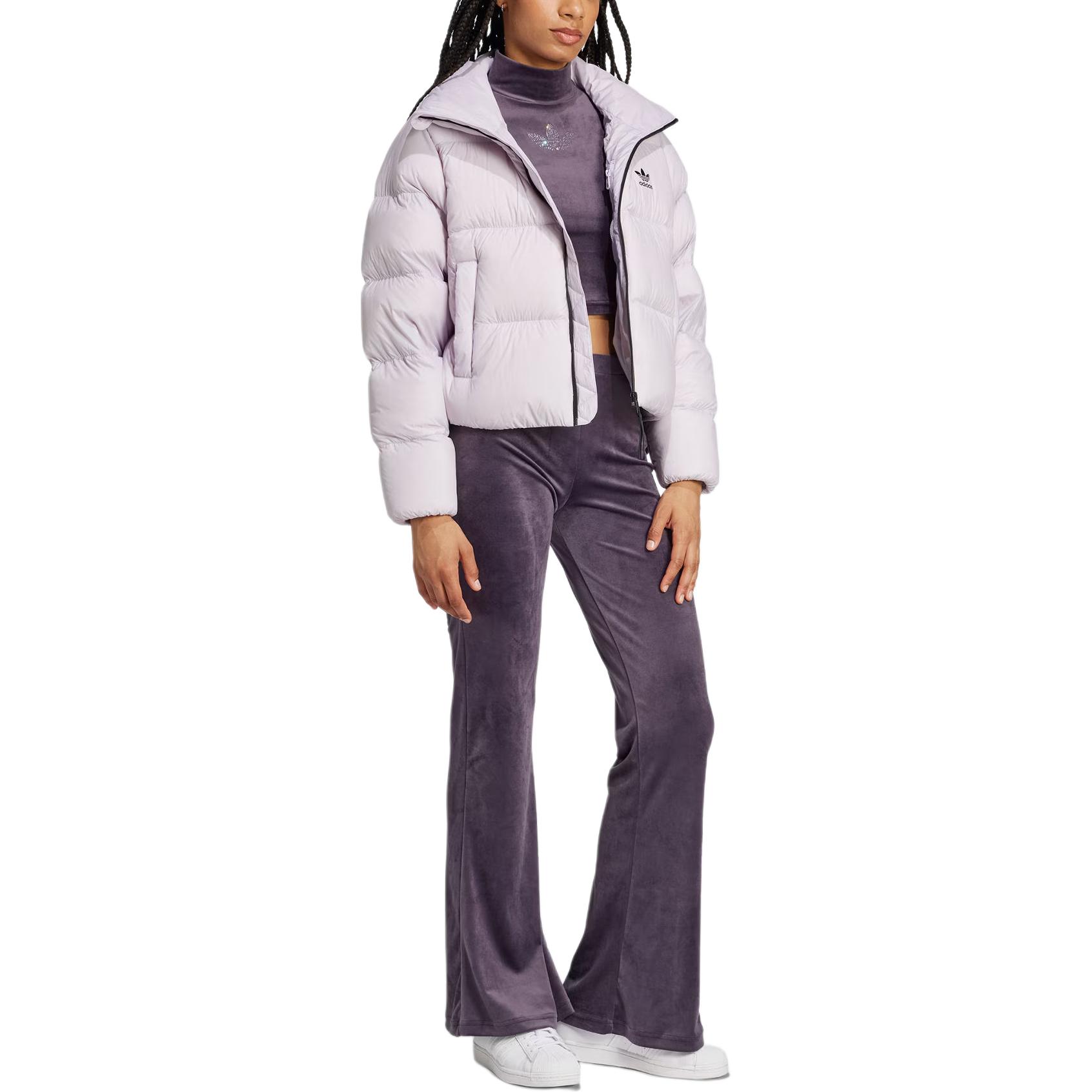 Purchase アディダス オリジナルス FW24 リジェンダウン クロップ パファージャケット ユニセックス ライトパープル IW8369