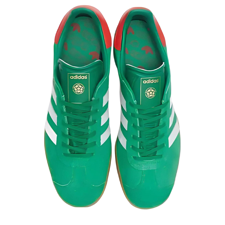 Lookbook アディダス オリジナルス ガゼル「グリーン」GY9968 GY9968