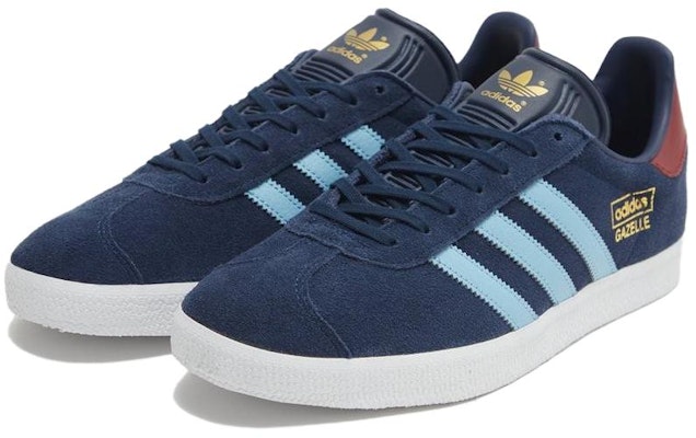 adidas Originals Gazelle 'Biru Putih' IE6956 Lookbook adidas Originals Gazelle 'Biru Putih' IE6956