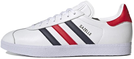 adidas originals Gazelle 'White Red Blue' H06389 adidas originals Gazelle 'White Red Blue' H06389