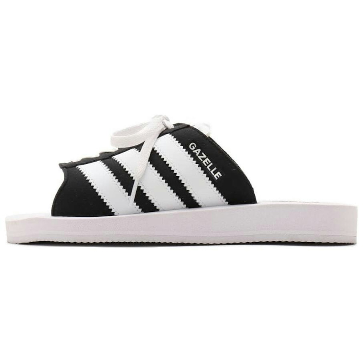 (Women) adidas Gazelle Beach Slides 'Black White'