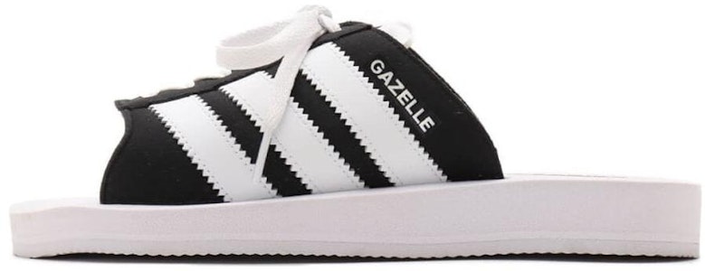 阿迪达斯Originals GAZELLE BEACH 白黑色拖鞋 JQ7421 Buy 阿迪达斯Originals GAZELLE BEACH 白黑色拖鞋 JQ7421