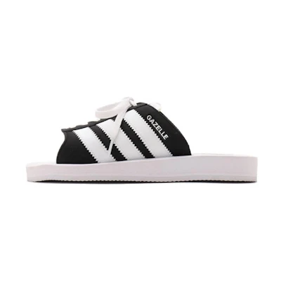 (W) adidas Gazelle Beach Slides 'Black White'
