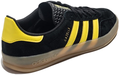 adidas originals Gazelle Indoor 防滑耐磨輕便 低筒 板鞋 男款 黑黃 Shop adidas originals Gazelle Indoor 防滑耐磨輕便 低筒 板鞋 男款 黑黃