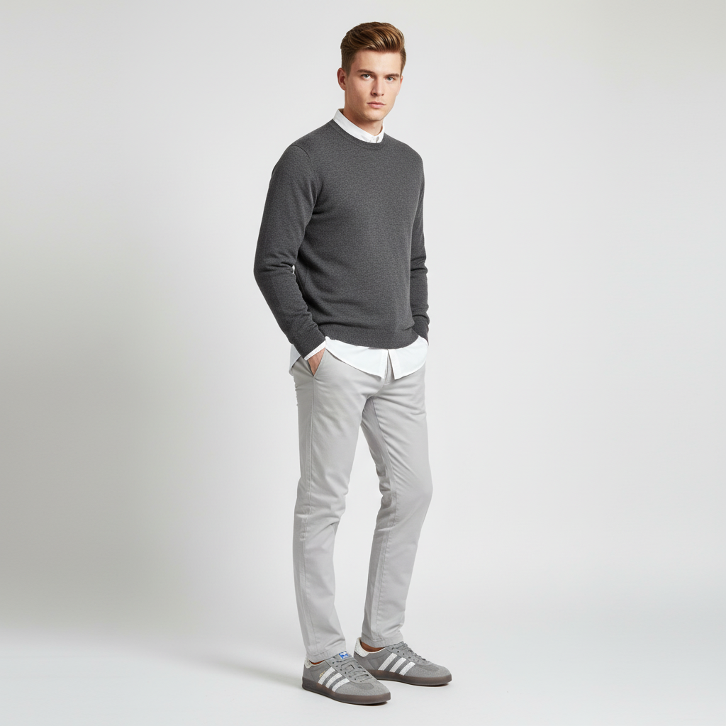 Lookbook adidas Originals Gazelle Indoor 'Gris Blanco' IF1807