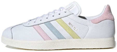 adidas Gazelle Shoes 'White Yellow Blue Pink' FX0049 adidas Gazelle Shoes 'White Yellow Blue Pink' FX0049