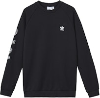 Adidas Originals Graphic Crewneck Black Sweatshirt DP8576 Adidas Originals Graphic Crewneck Black Sweatshirt DP8576