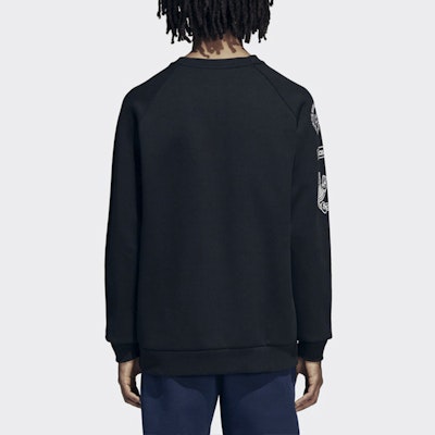 Adidas Originals 圖案圓領黑色長袖運動衫 DP8576 Purchase Adidas Originals 圖案圓領黑色長袖運動衫 DP8576