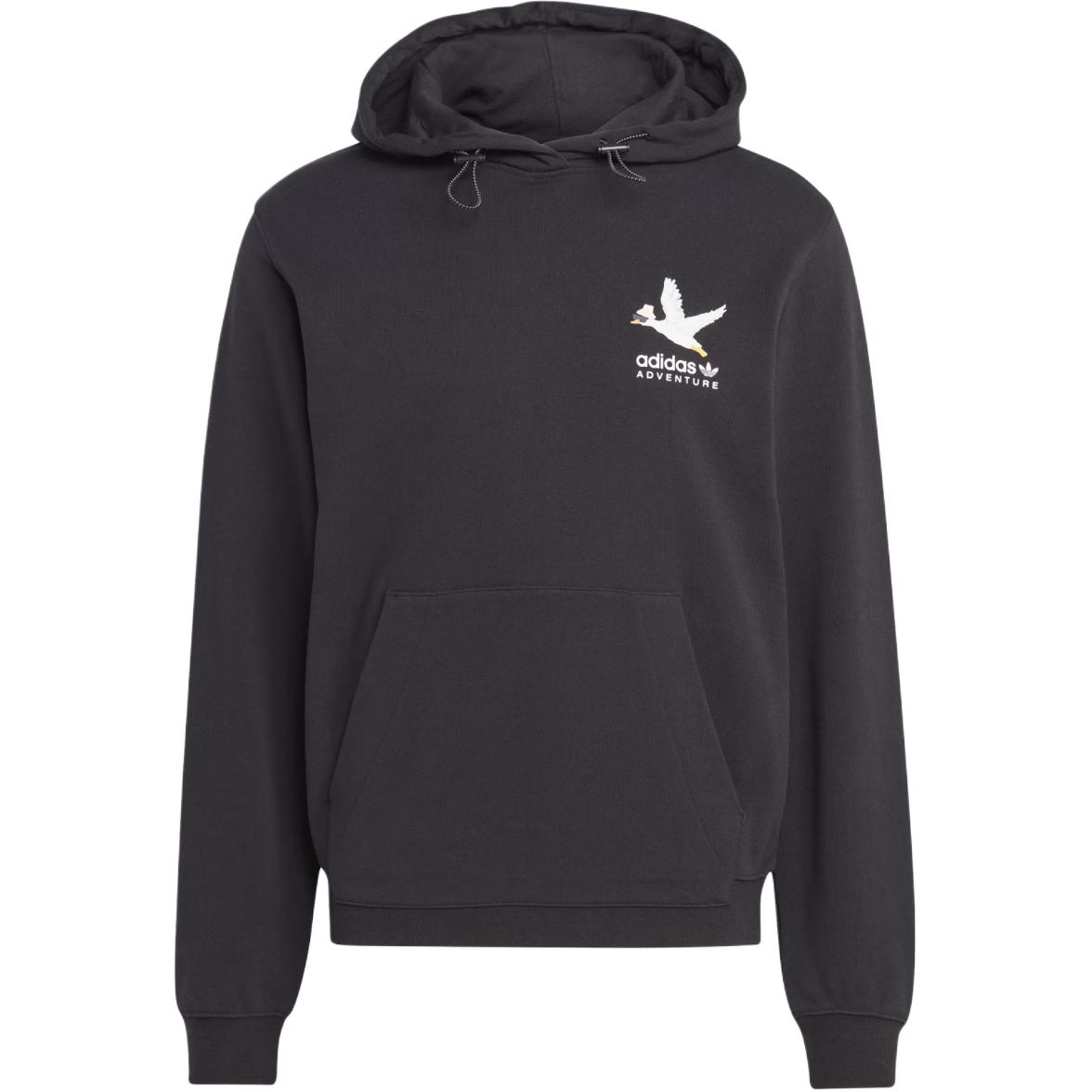 adidas Originals Graphic Print Hoodie Black HZ1150