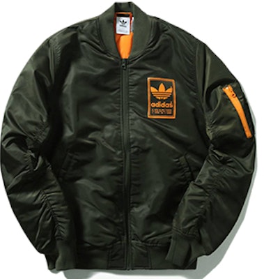 adidas Originals 綠色圖案飛行夾克外套 DN8054 Buy adidas Originals 綠色圖案飛行夾克外套 DN8054
