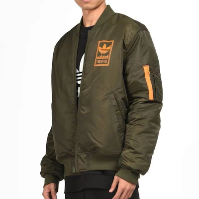 adidas Originals 綠色圖案飛行夾克外套 DN8054 Cheap adidas Originals 綠色圖案飛行夾克外套 DN8054