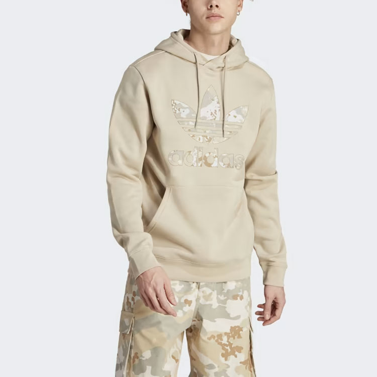 adidas Originals Graphics Camo Infill Logo Hoodie Beige for Men. IU4682 圖 3