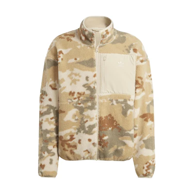 adidas Originals Graphics Camo Reversible Fleece Jacket Brown Full-Zip IP0280