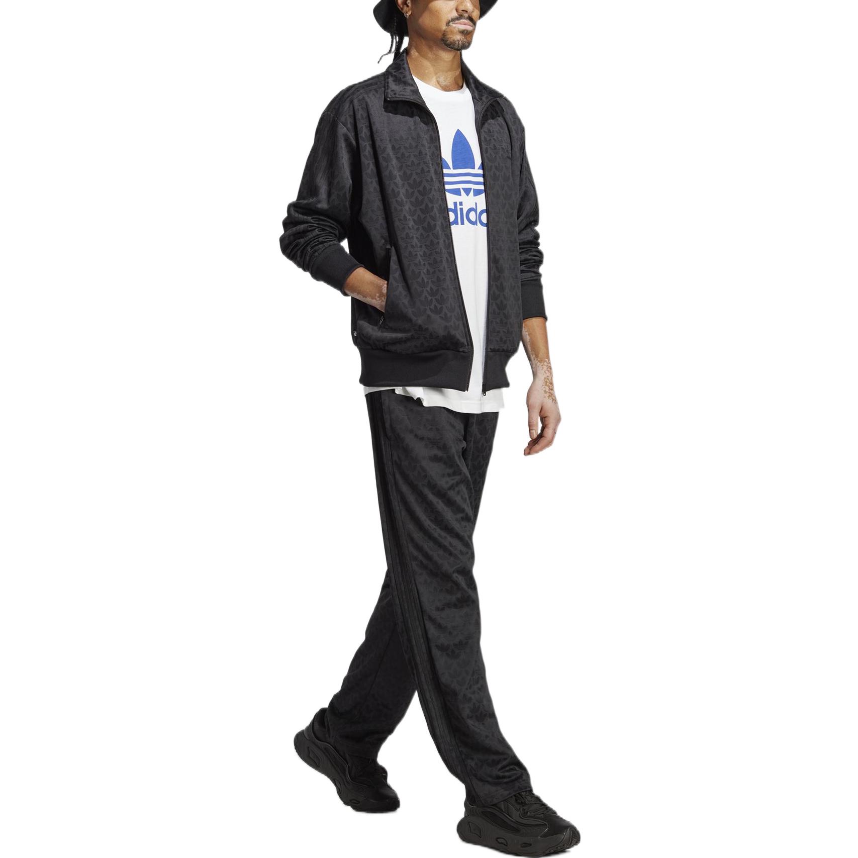 Lookbook adidas Originals 黑色圖案字母印花運動外套 HZ4155