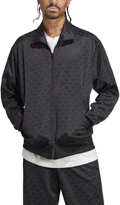 adidas Originals 黑色圖案字母印花運動外套 HZ4155 Shop adidas Originals 黑色圖案字母印花運動外套 HZ4155