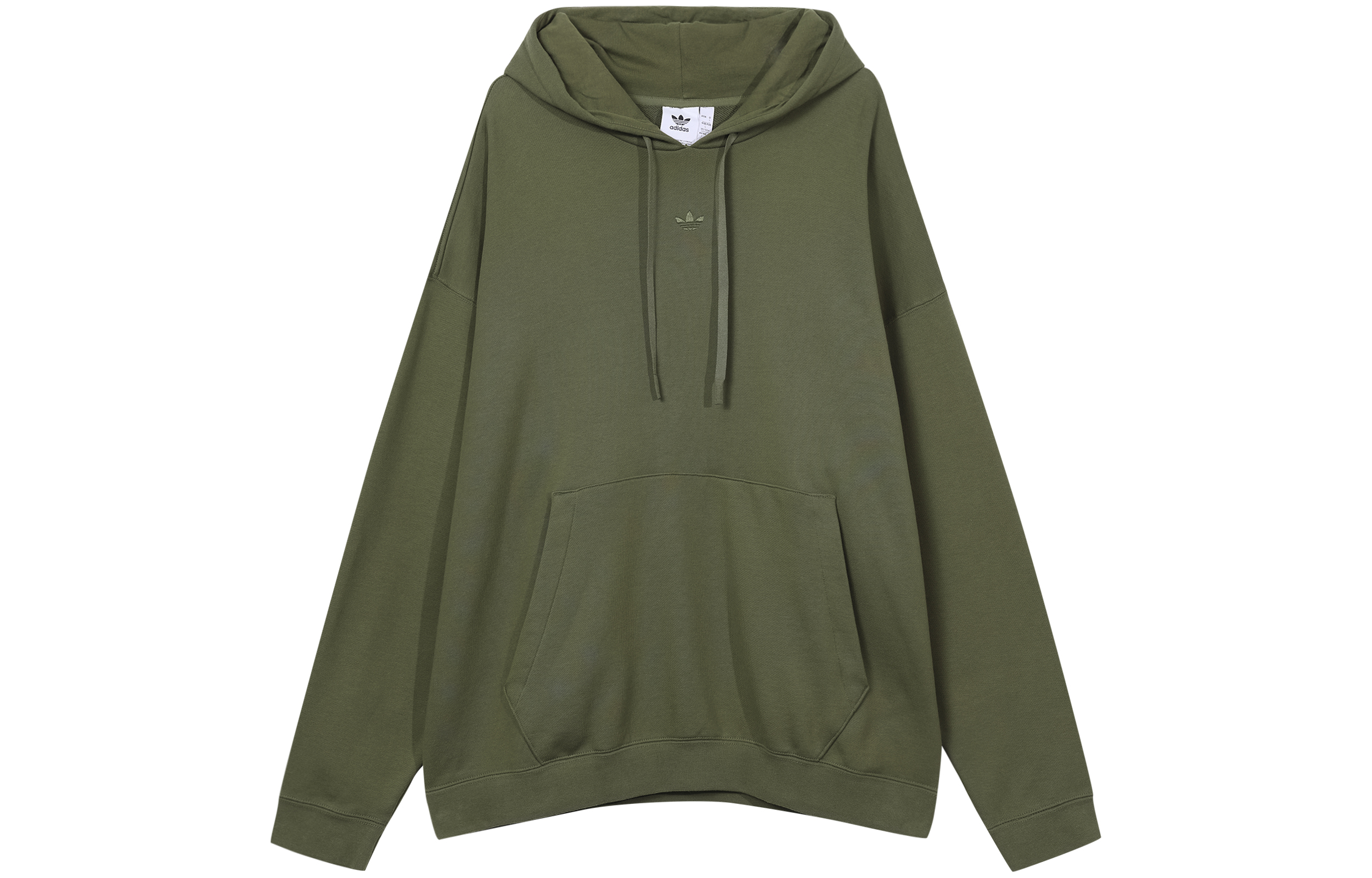 adidas Originals Green Bear Graphic Pullover Hoodie Long Sleeve HL4109