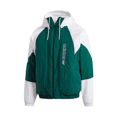 Adidas Originals Green Big Trefoil Retro Patchwork Jacket GE1302