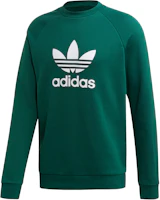 adidas Originals Green Crewneck Pullover Sweatshirt FL1774 adidas Originals Green Crewneck Pullover Sweatshirt FL1774