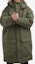 Shop adidas Originals Green Down Fur Parka Winter Casual Sports Jacket GE1317