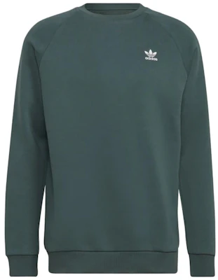 adidas Originals Green Logo Printed Crewneck Sweatshirt Long Sleeve HJ7993 Buy adidas Originals Green Logo Printed Crewneck Sweatshirt Long Sleeve HJ7993