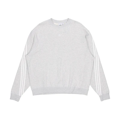 adidas Originals Grey Loose Fit Crewneck Pullover Sweatshirt FM1520
