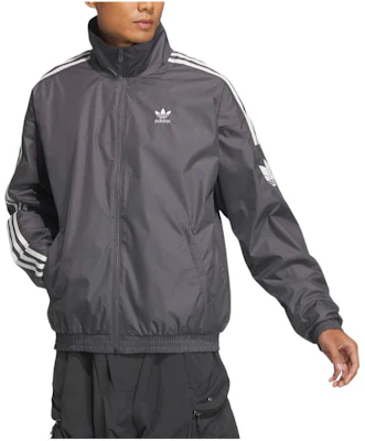 아디다스 오리지널 그레이 트랙 자켓 사이드 스트라이프 유니섹스 풀집 디자인 JI7533 Shop 아디다스 오리지널 그레이 트랙 자켓 사이드 스트라이프 유니섹스 풀집 디자인 JI7533