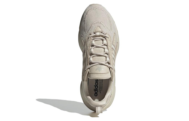 Shop adidas originals Haiwee 防滑耐磨輕便 低筒 運動休閒鞋 男女共款 灰米