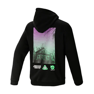 adidas Originals Halloween Logo Print Hoodie Black GV0923