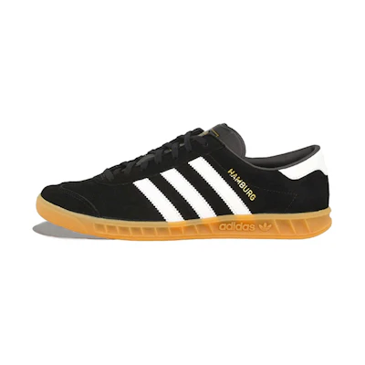 adidas originals Hamburg Shoes Black//Brown 'White'