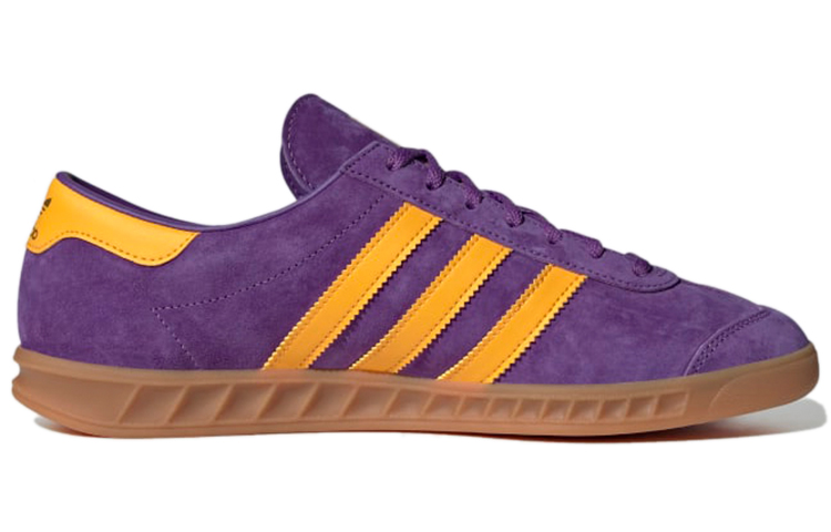 Order adidas Originals Hamburg 低幫 板鞋 男女同款 紫黃