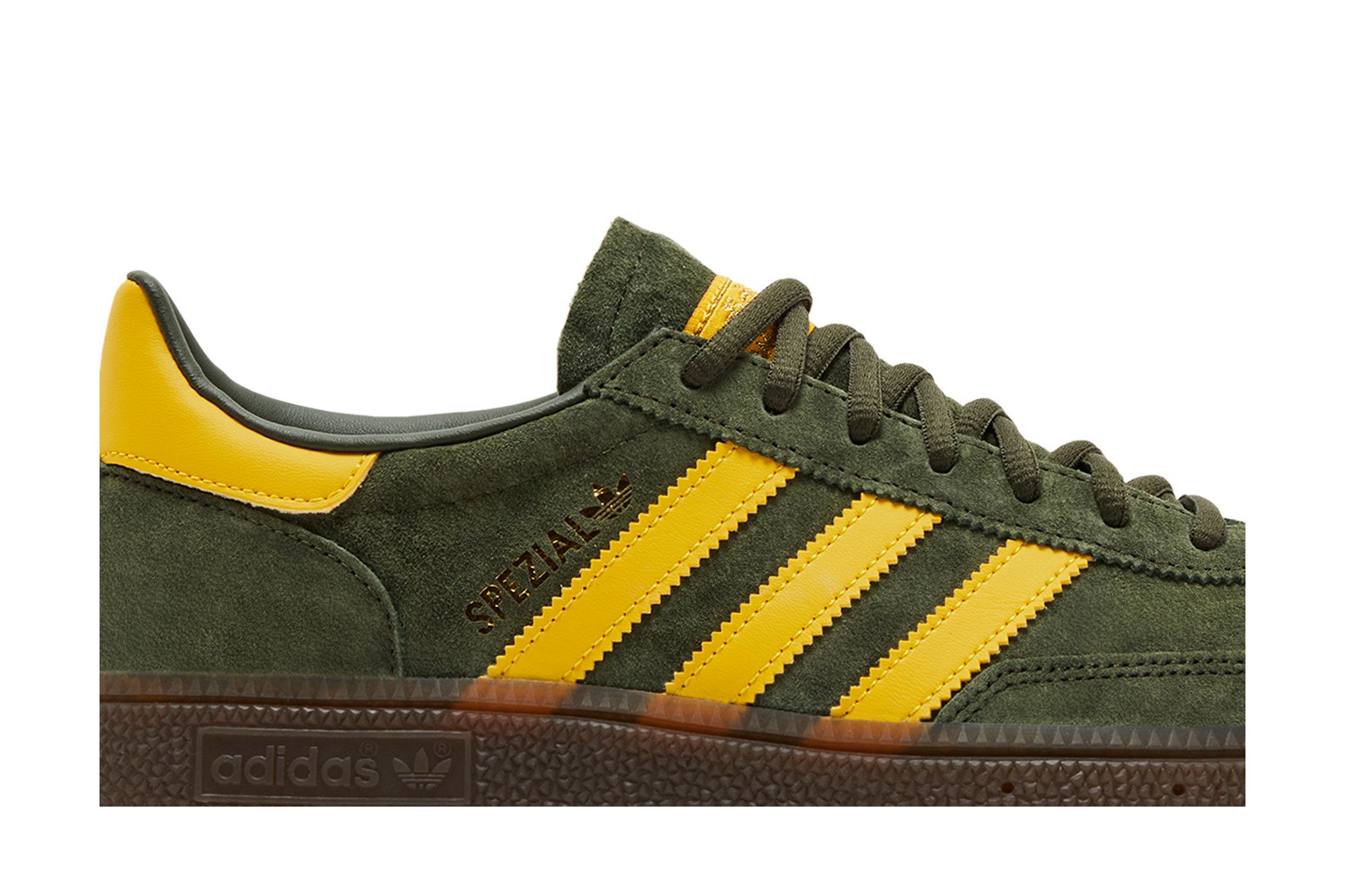 Lookbook adidas Originals Handball Spezial "Night Cargo/Tribe Yellow/Gum" Sneakers EF5748