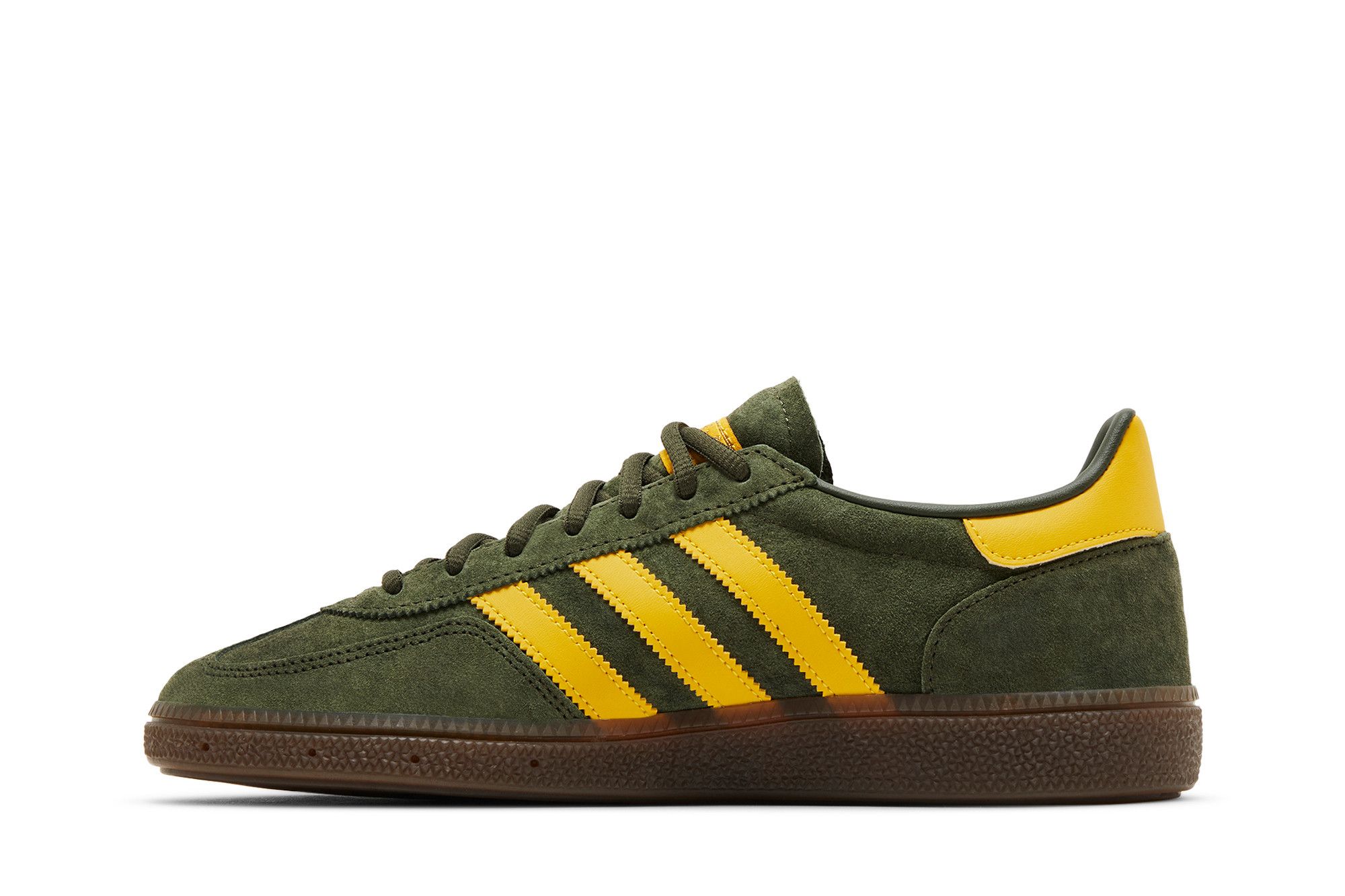 Shop adidas Originals Handball Spezial "Night Cargo/Tribe Yellow/Gum" Sneakers EF5748
