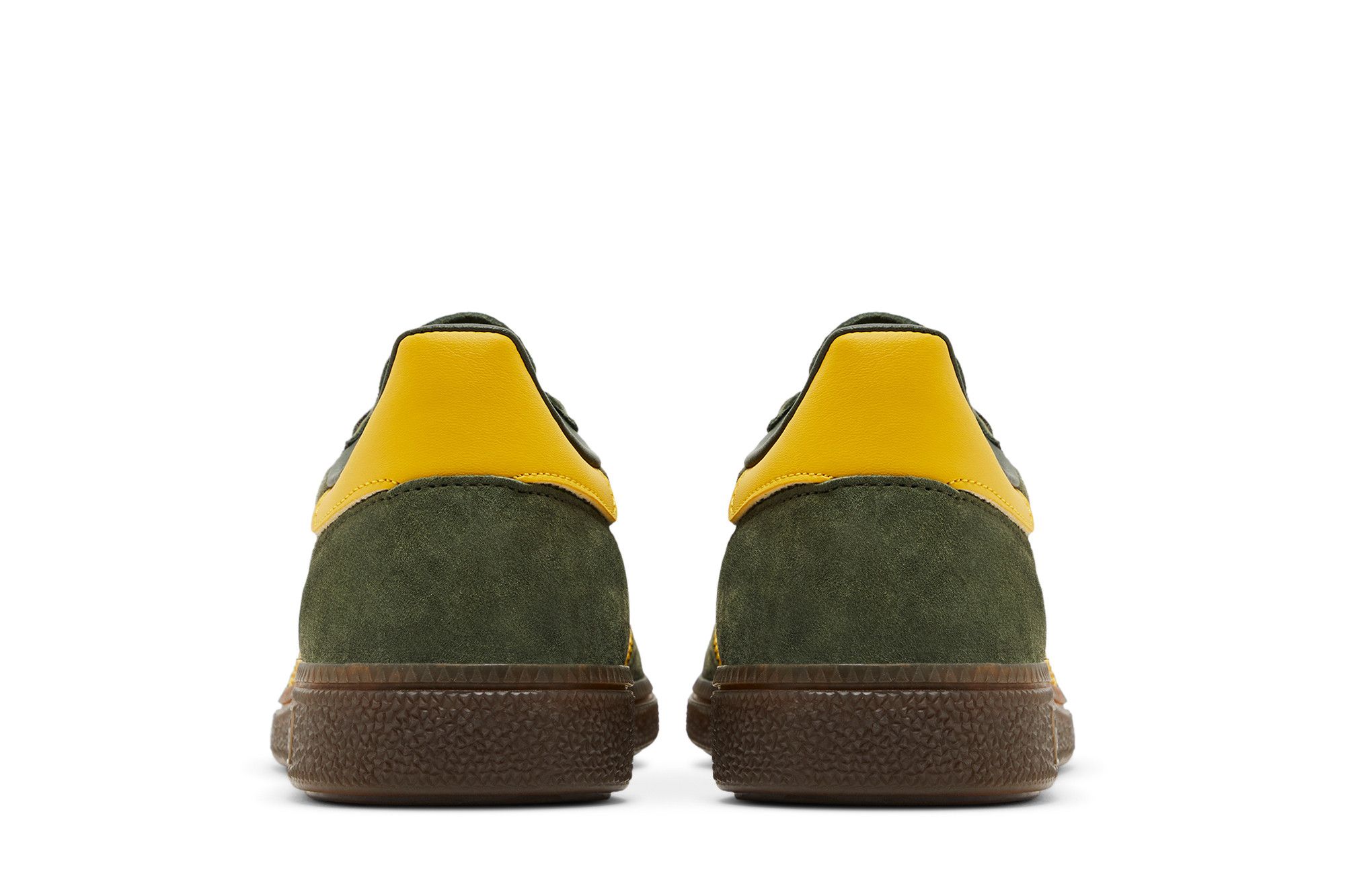 Sizing adidas Originals Handball Spezial "Night Cargo/Tribe Yellow/Gum" Sneakers EF5748