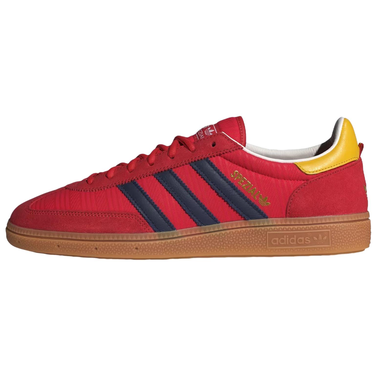adidas Originals Handball Spezial Valentine's Red Leather Low-Top Sneakers . HQ7260