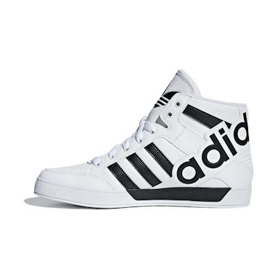 adidas originals Hardcourt Hi Big Logo 'White Black'
