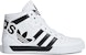 adidas Originals Hardcourt Hi Logo Besar 'Putih Hitam' CG7132
