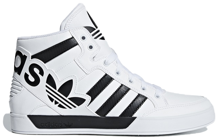 Order adidas originals Hardcourt Hi Big Logo 高筒 滑板鞋 男款 白黑