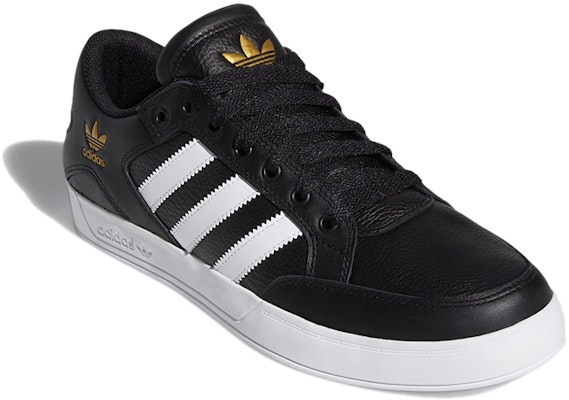 adidas originals Hardcourt Low 'Black White Gold' FX0521 Lookbook adidas originals Hardcourt Low 'Black White Gold' FX0521