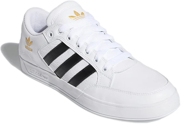 adidas originals Hardcourt Low 低幫 板鞋 男女同款 白黑 Lookbook adidas originals Hardcourt Low 低幫 板鞋 男女同款 白黑
