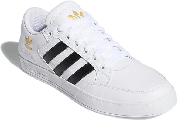 adidas originals Hardcourt Low 'White Black Gold' FX0520 Lookbook adidas originals Hardcourt Low 'White Black Gold' FX0520