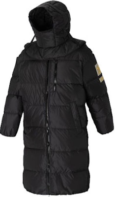 adidas Originals Heavy Fill Down Jacket Long Winter Coat Black Hooded H58055 Buy adidas Originals Heavy Fill Down Jacket Long Winter Coat Black Hooded H58055