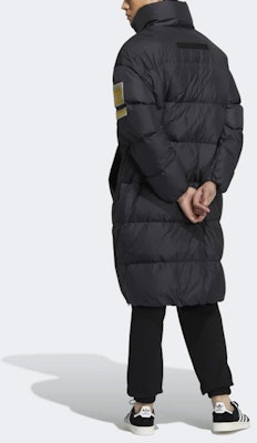 adidas Originals Heavy Fill Down Jacket Long Winter Coat Black Hooded H58055 Purchase adidas Originals Heavy Fill Down Jacket Long Winter Coat Black Hooded H58055