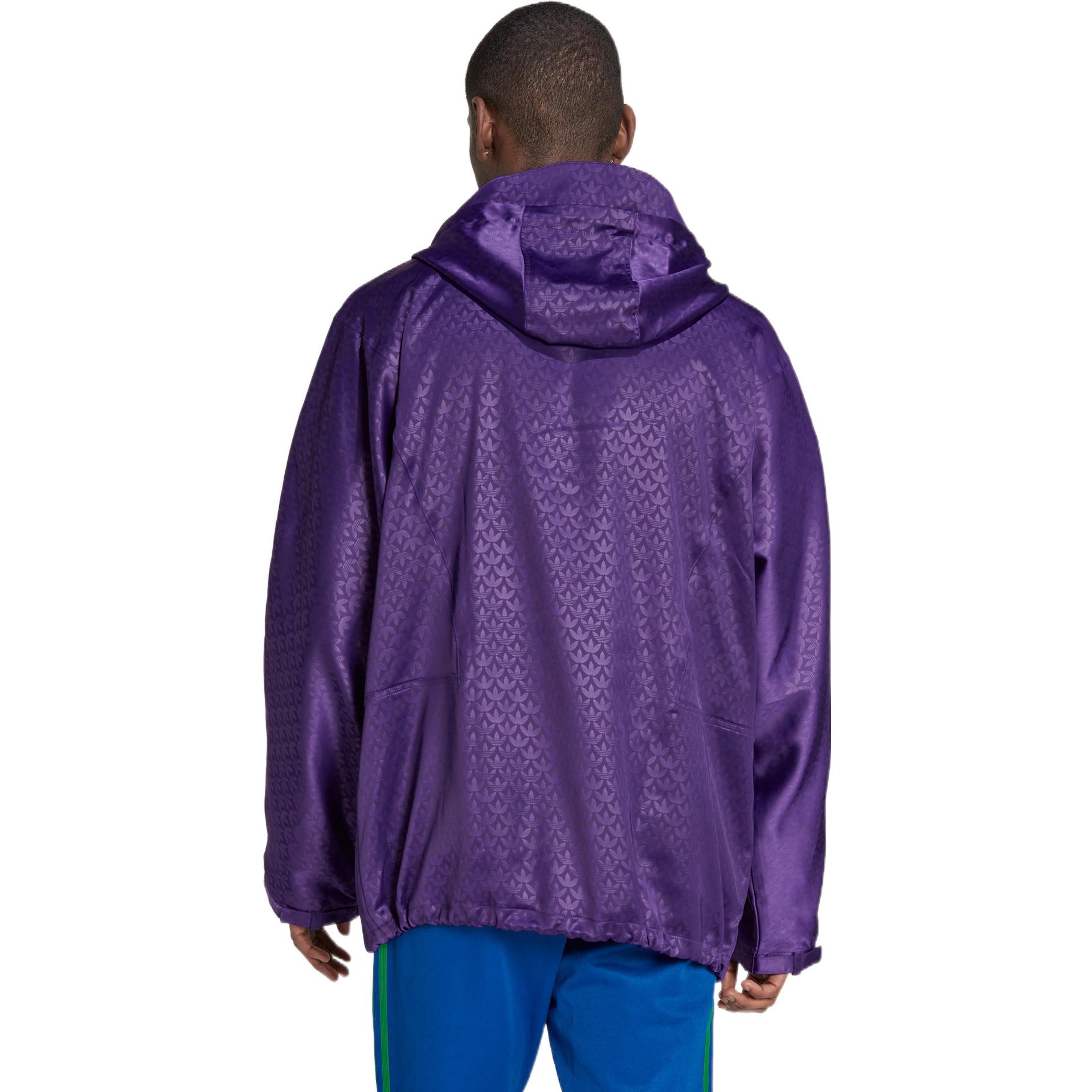 Shop アディダス オリジナルス ヘリテージ ナウ ウィンドブレーカー ジャケット パープル メンズ IB3441