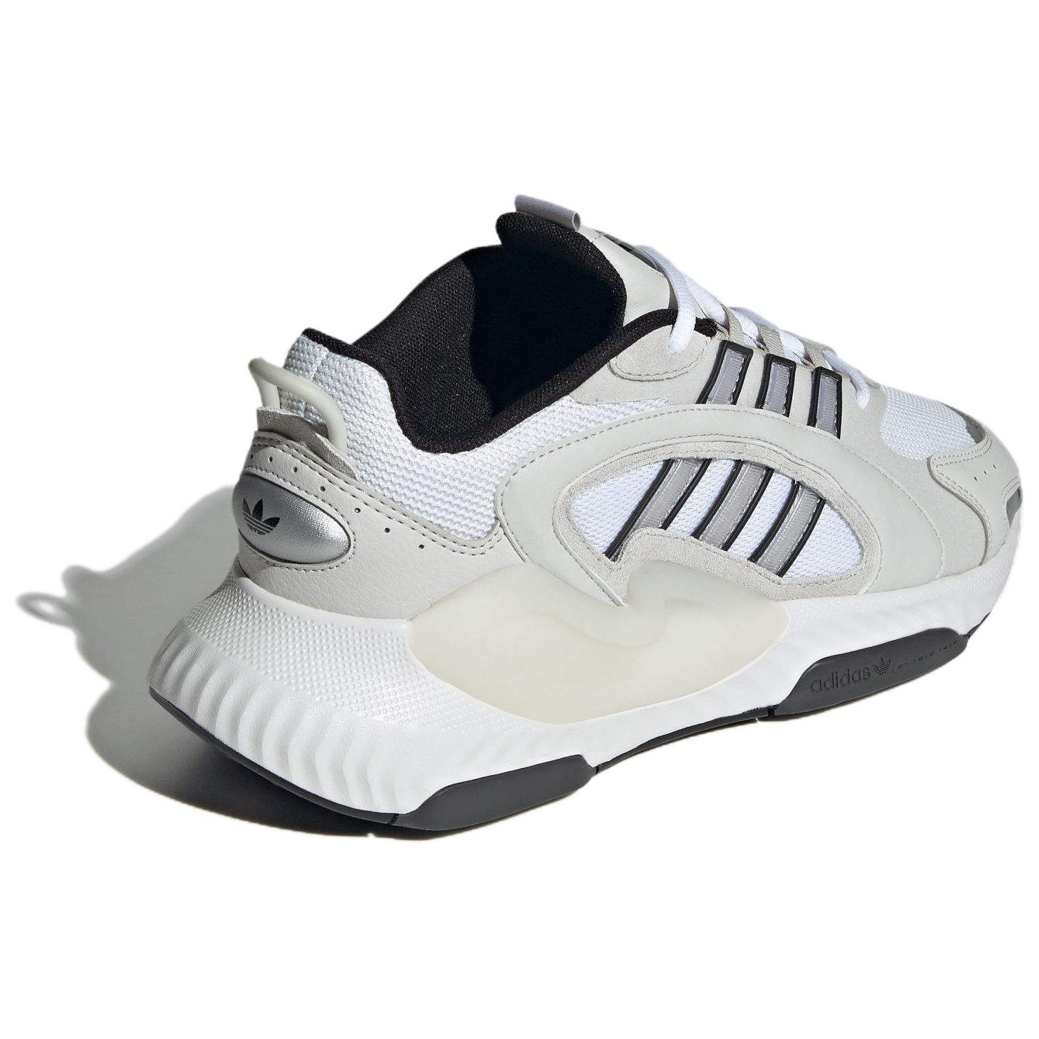 Shop adidas originals Hi-Tail 2.0 百搭 织物耐磨 低幫 休閒跑步鞋 男女同款 白灰