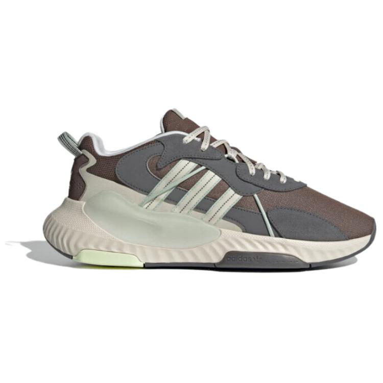 Order adidas originals Hi-Tail 復古舒適 中筒 休閒跑步鞋 男女同款 棕白