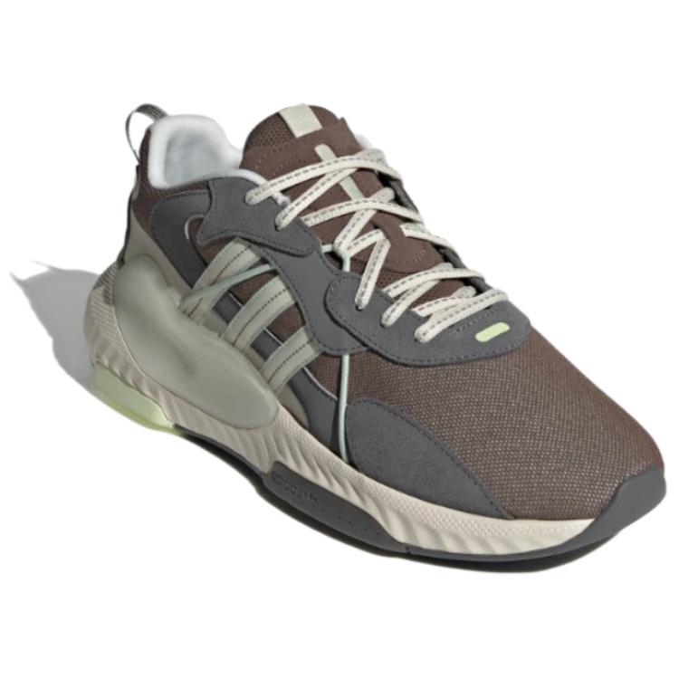 Lookbook adidas originals Hi-Tail 復古舒適 中筒 休閒跑步鞋 男女同款 棕白