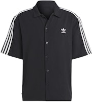 adidas Originals Home of Classics Striped Button-Up Shirt Black - . HS2074 adidas Originals Home of Classics Striped Button-Up Shirt Black - . HS2074